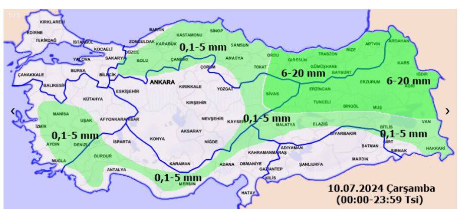 Sağanak geliyor! Meteoroloji saat verip 3 ile yeni uyarı yaptı 1